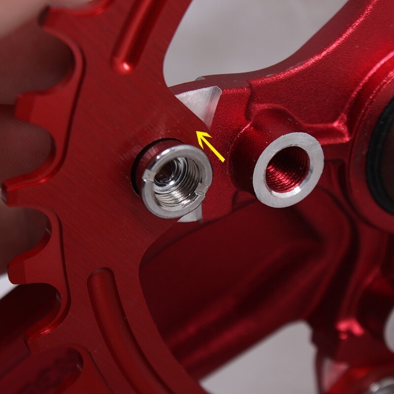 Krsec 4 kpl mtb eturattaan pultit 6.5mm 8.5mm polkupyörän tiepultit maastopyörä titaani kampiruuvi pyöräilytarvikkeet kampisarjalle