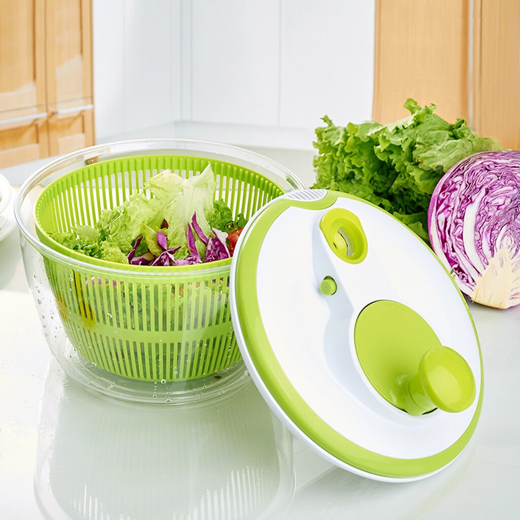 Salad Spinner, Large Capacity 5L Salad Spinner