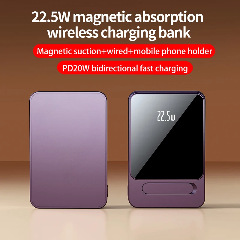 Magnetische draadloze snellader 10000 mah macsafe extra batterij powerbank voor iphone 15 14 13 12 pro externe powerbanks
