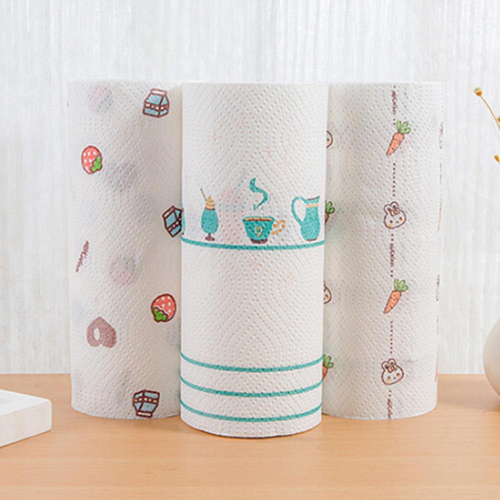 1 Roll Xmas Olie Adsorberen Papier Tissue Wegwerp Reiniging Handdoek Stofdoek Doek