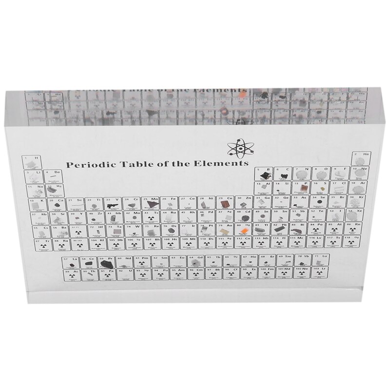 Acrylic Periodic Table Chemical s Ornament Home Desktop Decoration for Student Educational Bedroom Decoration