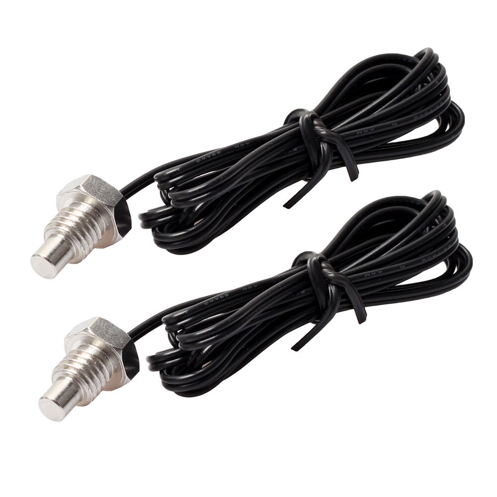 1/2/3m 2pcs NTC 10K Thermistor Temperature Sensor Thread Probe Cable Waterproof for TEMP Controllerfor: 1m