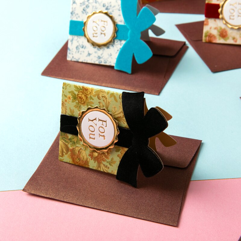 6 stücke vintage blume mini karten geburtstag gruß nachricht für sie karten