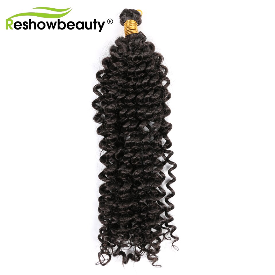 Hair Extension Water Wave Hair Bulk 14 inch 100g/piece Crochet Synthetic Braiding Hair Crochet Braids Hair Reshowbeauty: #2