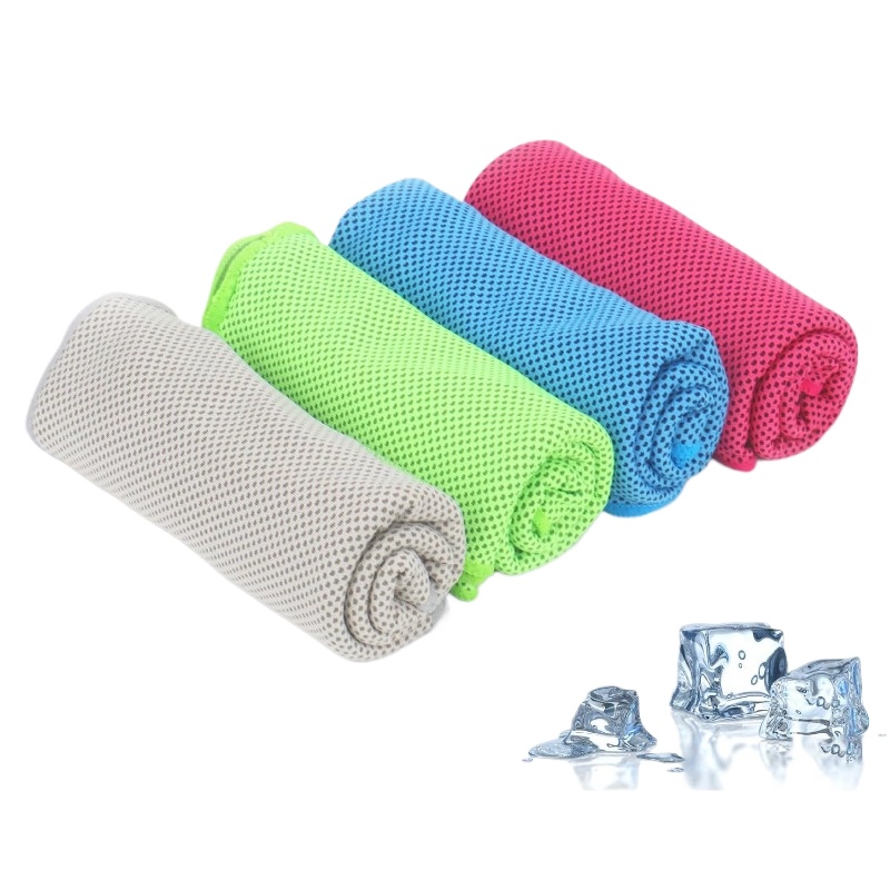 Toalla refrescante, toalla de fibra ultrafina transpirable y suave, adecuada para ejercicios de yoga, correr, fitness, gimnasio, camping y fitness: Negro