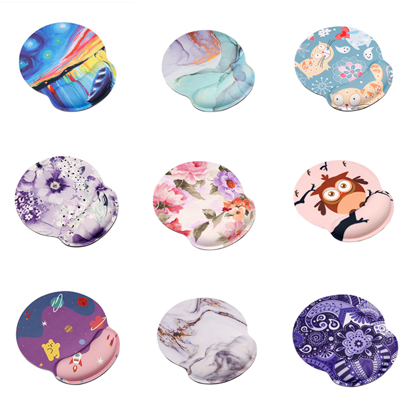 2pcs/set Mouse Keyboard Wrist Rest Support Pad Set Ergonomic Wrist Cushion Support With Memory Foam Keyboard Wrist Rest Pad