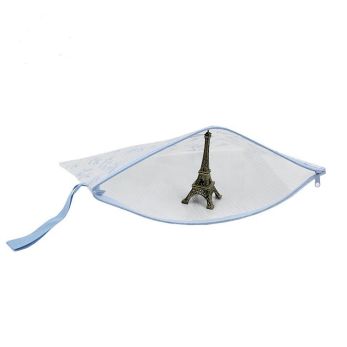 10 Pcs A4 Size Plastic Zip Document Filing Folder Bag Storage Pouch