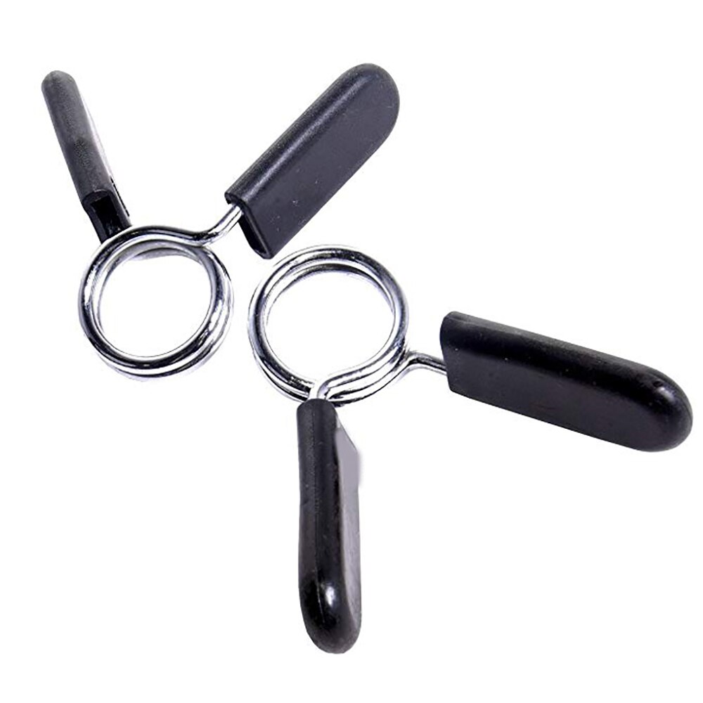 Weight Lifting CAP Barbell Standard 1-Inch Spring Clip Collars 1 Pair Weight Lifting Accessories