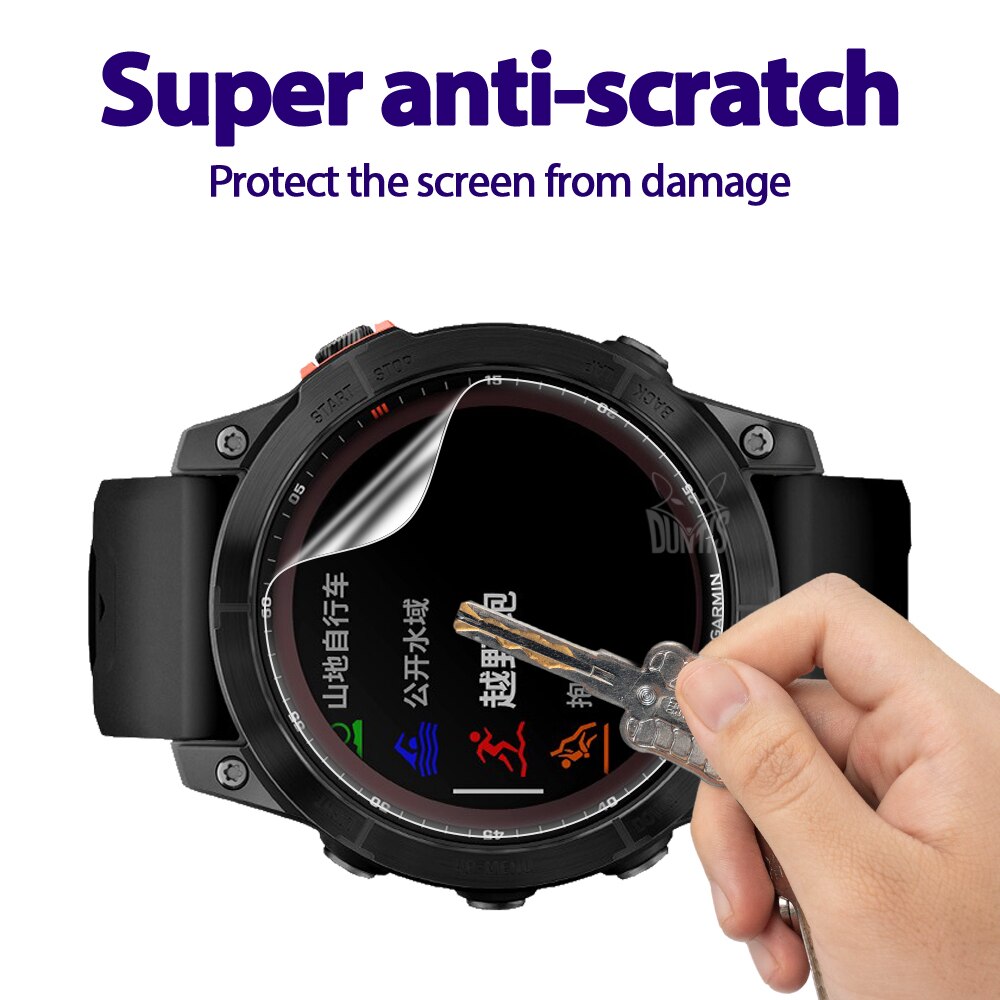Screen Protector For Garmin fenix 7 7S 7X 5 5S 6 6X 6S Epix Pro Solar Smart Watch TPU Soft Protective Film for fenix7 (Not Glass