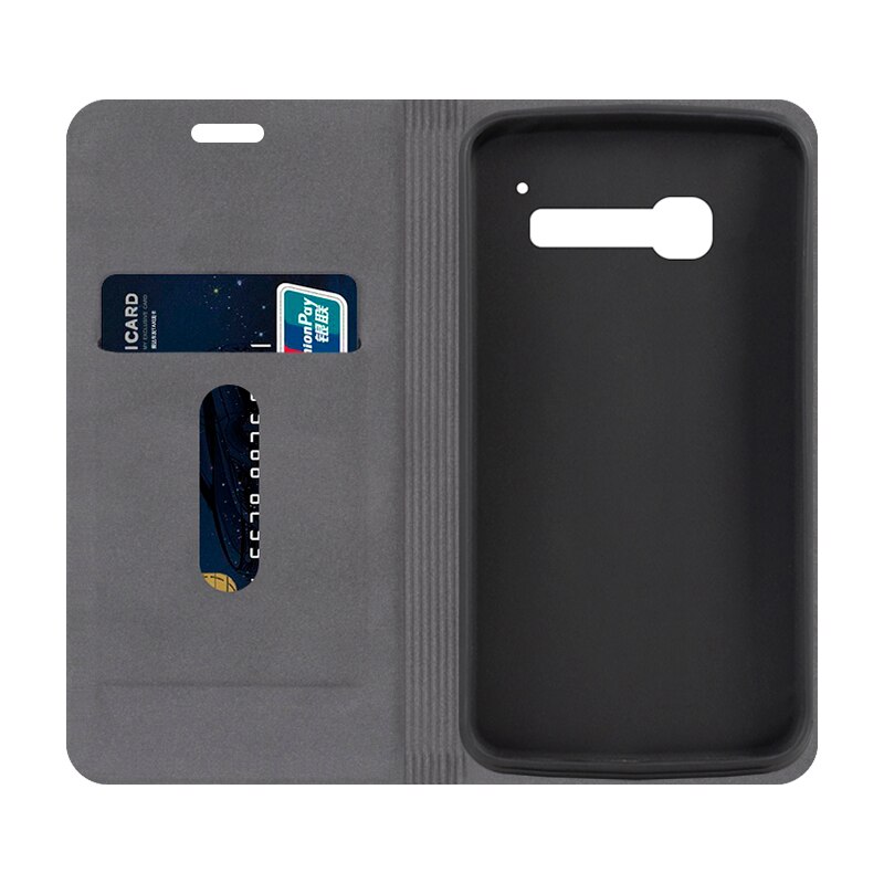 Wood grain PU Leather Phone Case For Alcatel One Touch POP C5 Flip Book Case Business Wallet Case Soft Silicone Back Cover