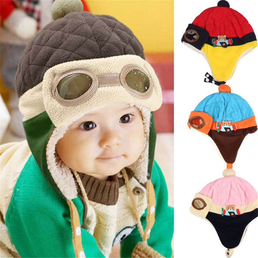 TELOTUNY Jongens Winter Warm Cap Hat Beanie Pilot Haak Oorklep Hoeden Fit Voor Baby Goede Keuze Voor U Om Te Gaan buiten Z0829