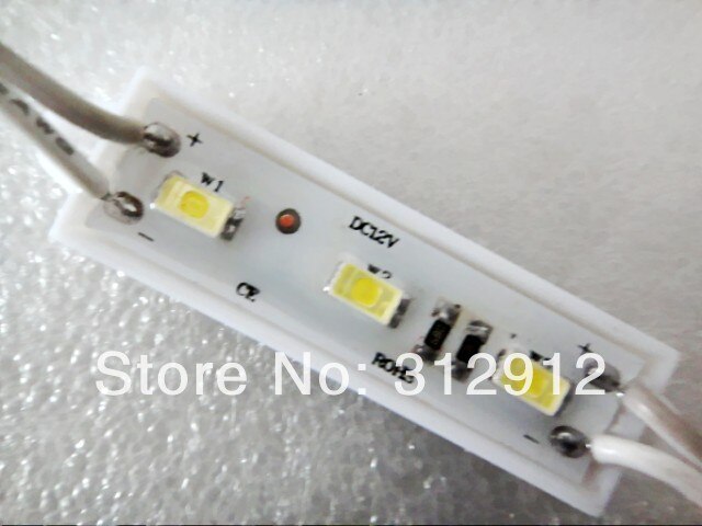 20PCS 5730 SMD LED module;high bright;1.2W;IP65;DC12V;120-150lm;size:45mm*12mm;plastic case