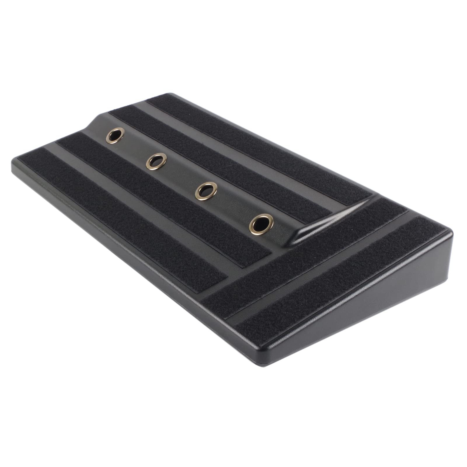 Big Size Guitar Effects Pedal Board Sturdy PE Plastic Guitar Pedalboard Case with Screwdriver Tape Guitar Pedals Accessories: Yellow