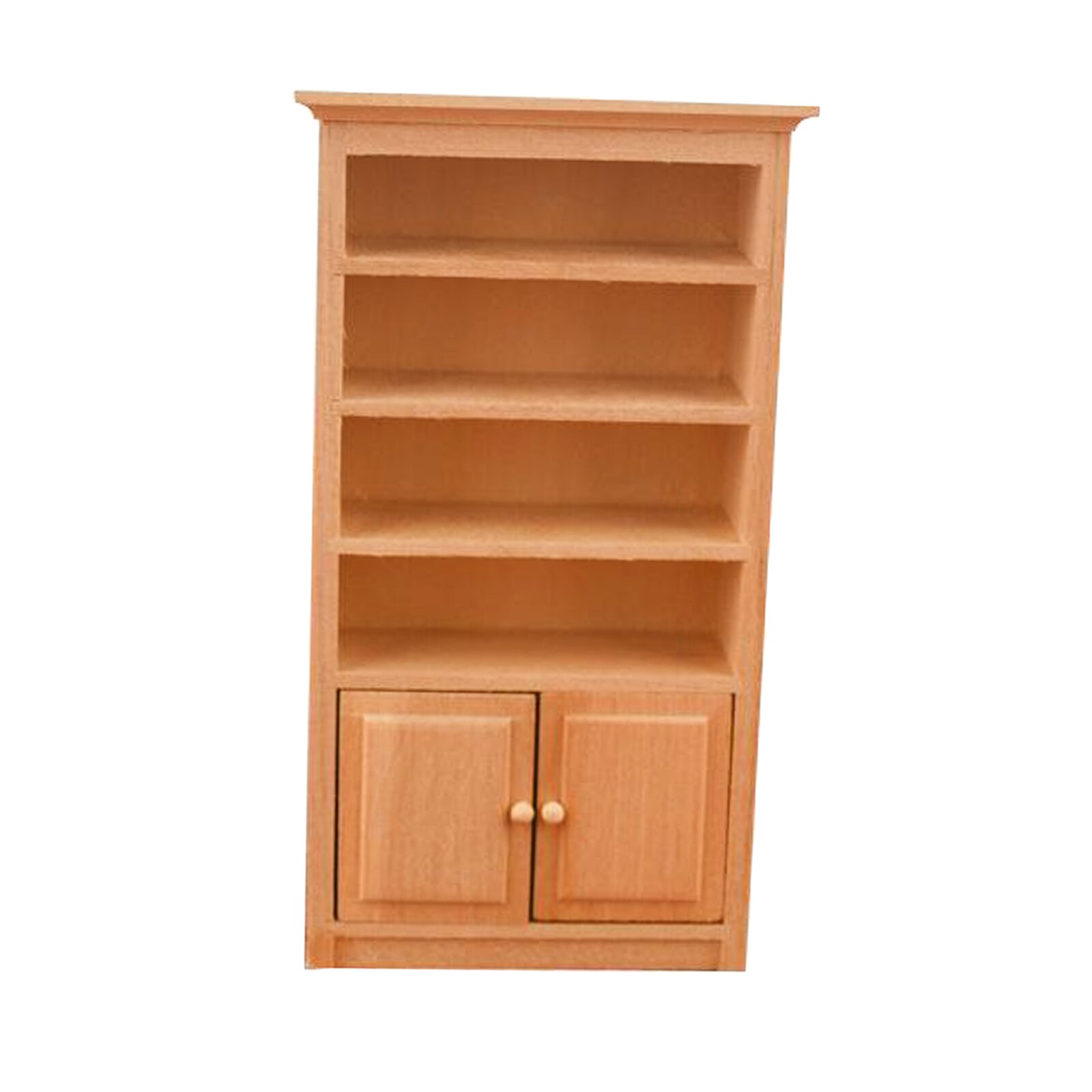 Scaffale per libri in legno in miniatura in scala 1:12 forniture per soggiorno Accs