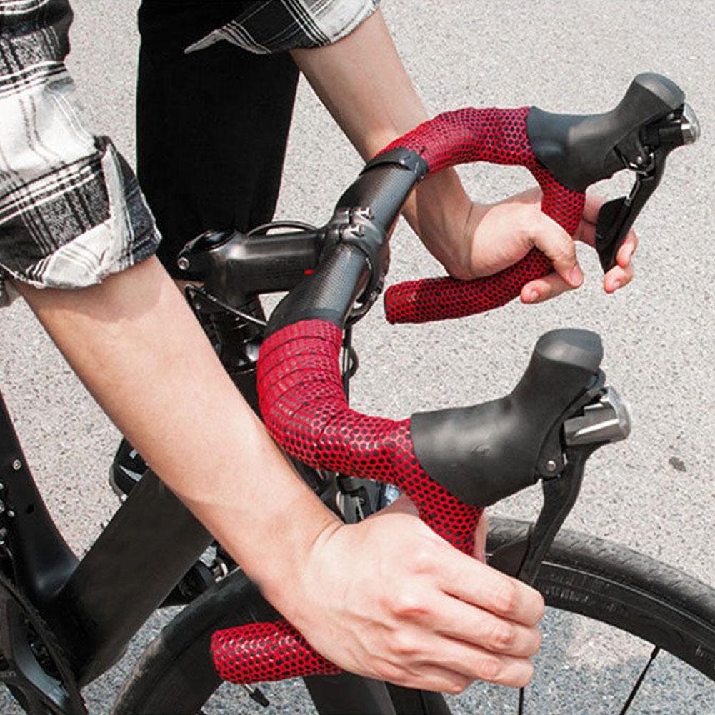 Siliconen Road Bike Fiets Cork Stuur Grip Wrap Tape Met 2Pcs Bar Stekkers