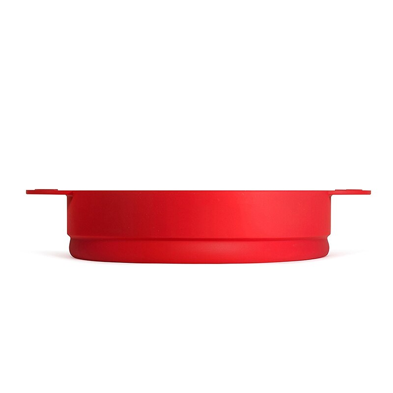 Cubo de palomitas de maíz único, Cubo de palomitas de silicona plegable para microondas, resistente a altas temperaturas, grande con tapa, cuenco