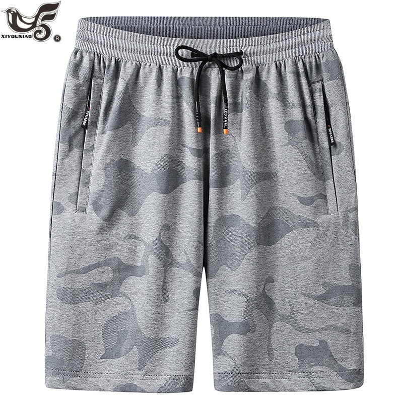 Plus size 7xl 8xl herr s 95%  bomull sommar coola shorts herr kamouflage casual män jogging träning korta byxor kläder