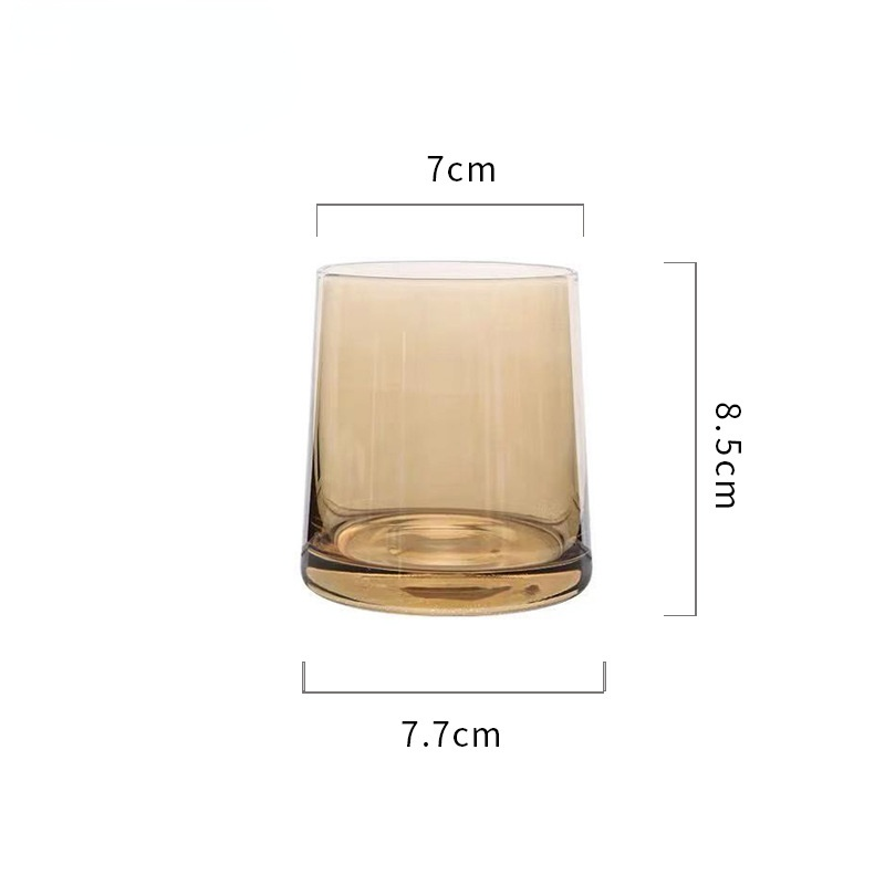 Nordic Style Glass Carafe Water Pitcher with Wood Lid Cold Drinks Tea Jug Waterkoker Household Drinkware Clear Water Bottle WF: Yellow