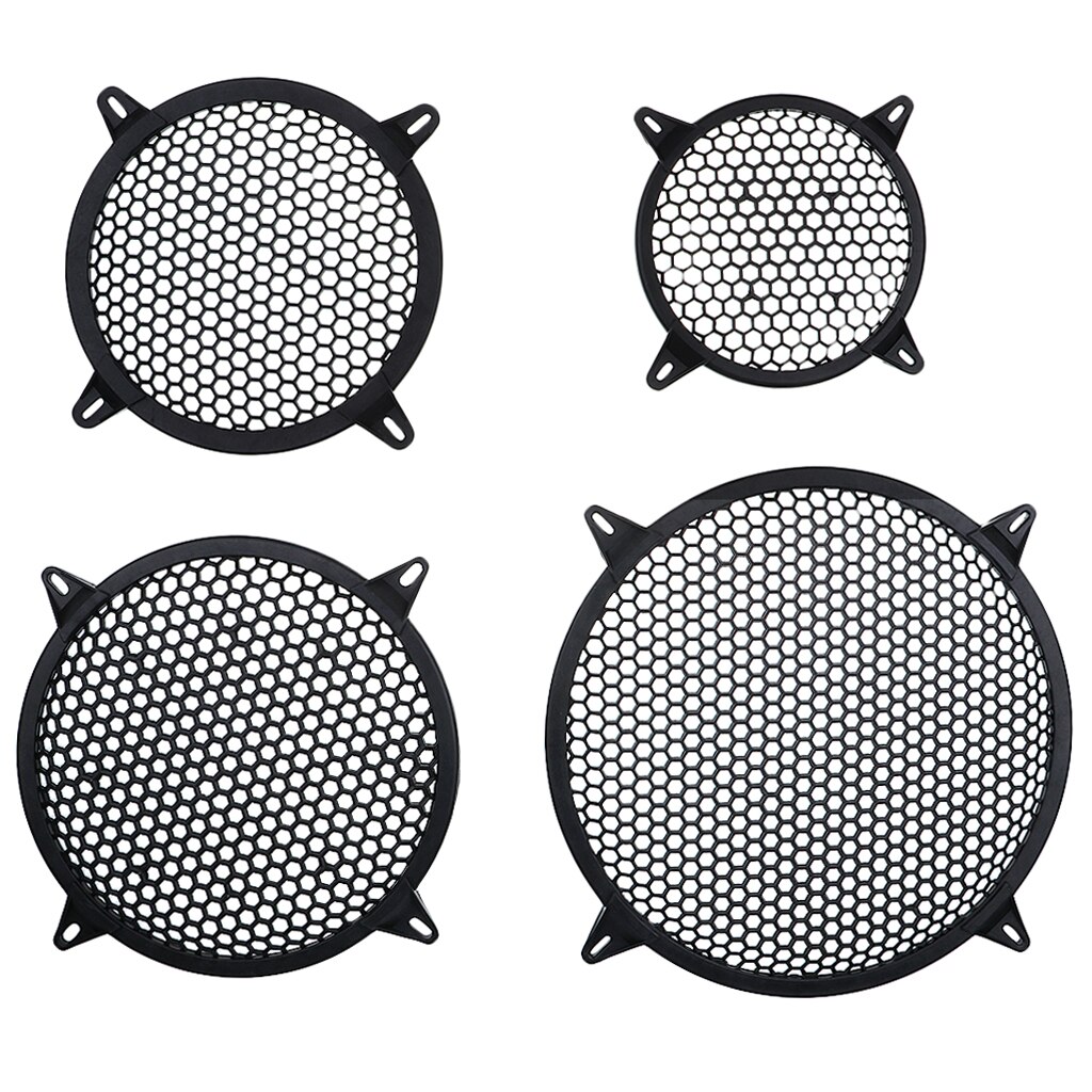 Universal Car Plastic Speaker Subwoofer Amplifier Cover Grill Mesh