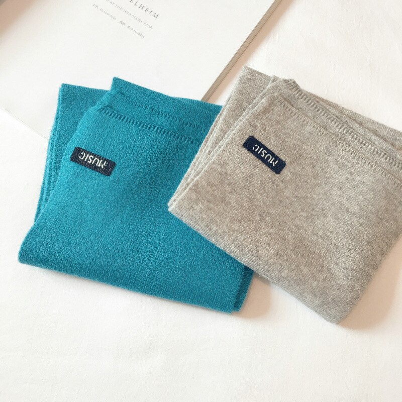 Versione coreana del nuovo bavaglino caldo per bambini in lana lavorata a maglia per bambini autunno e inverno