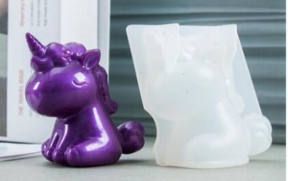 3d geométrico urso gato leão silicone molde para chaveiro pingente animal molde decoração mesa jóias ferramentas fazendo acessórios: horse