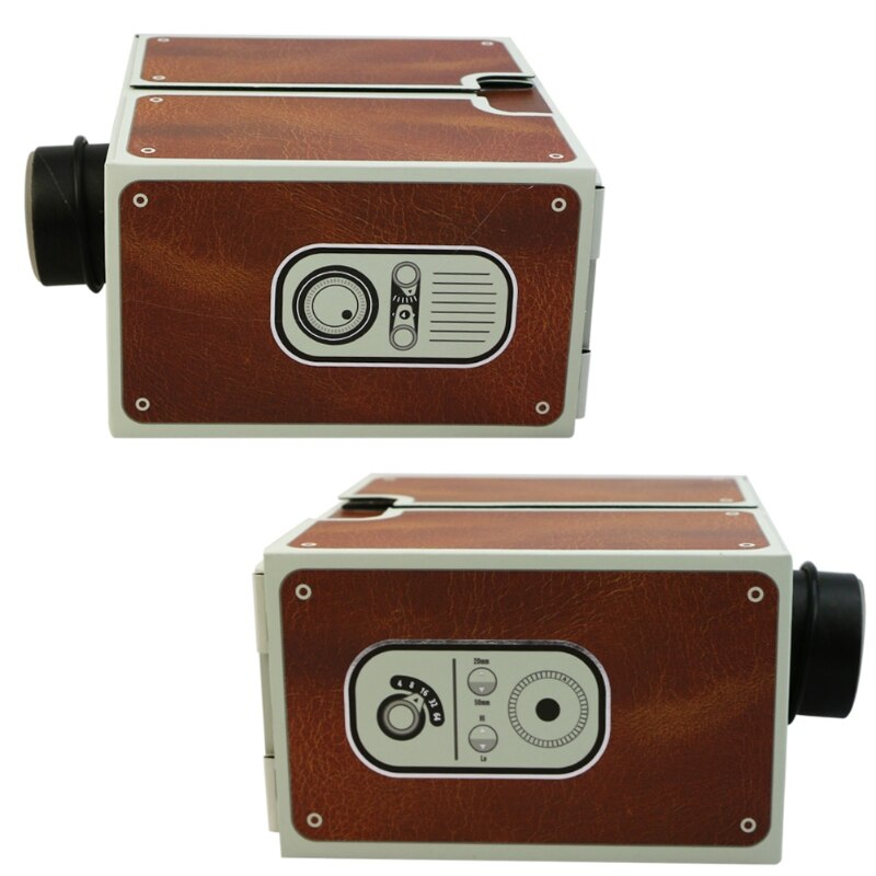 Portable Cardboard Smartphone Projector 2.0 DIY Mobile Phone Cinema Theater G6DC