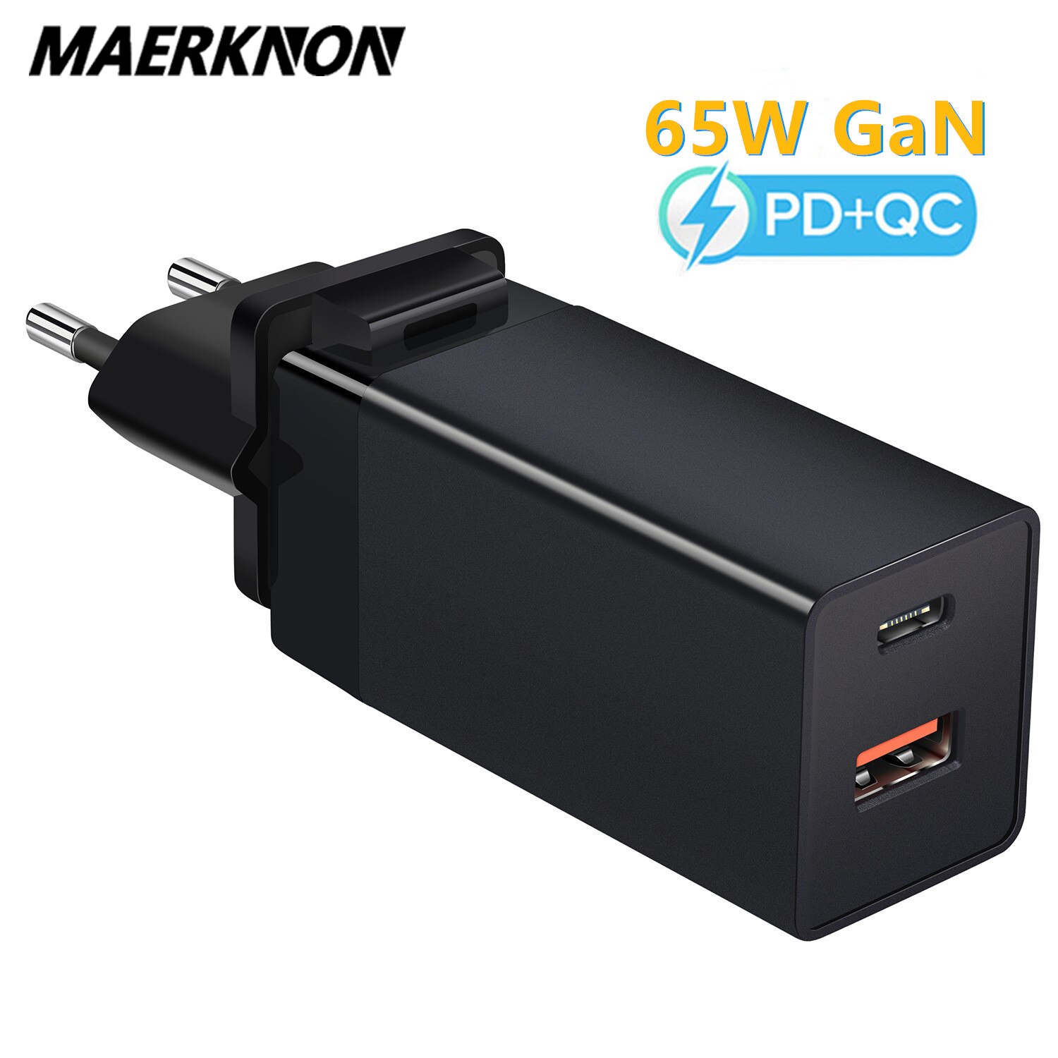 65W GaN USB typ C ładowarka szybka ładowarka ścienna telefon komórkowy Adapter PD3.0 USB C szybka ładowarka typu C QC 3.0 dla iPhone 13