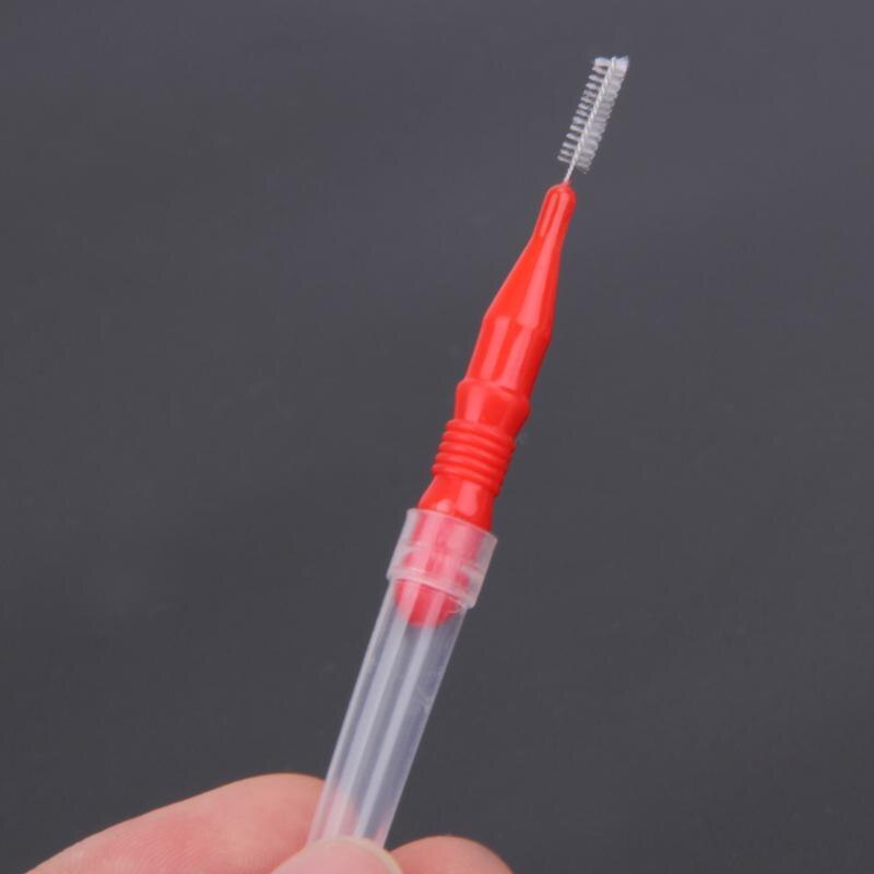 100 Stuks Rager Tandenstoker Tand Flossen Hoofd Mondhygiëne Dental Zacht Plastic Gezond Voor Tanden Reinigen Oral Care