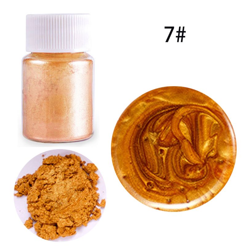 21 Colors Aurora Resin Mica Pearlescent Pigments Colorants Epoxy Resin Jewelry Making: 7