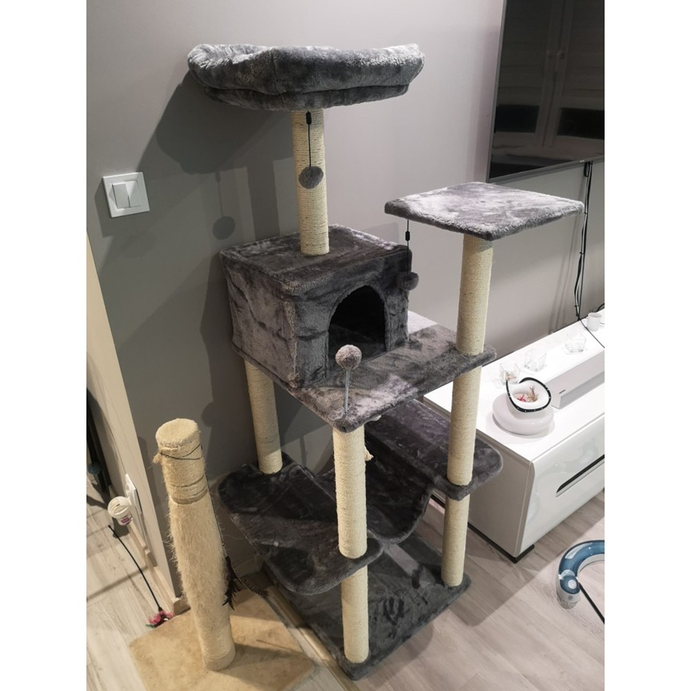 3/5/10/20M Pet Scratcher Post Hemp Rope DIY Sisal Rope for Cat Scratch Tree Funny Cat Toys Binding Rope for Cat Catching Frame