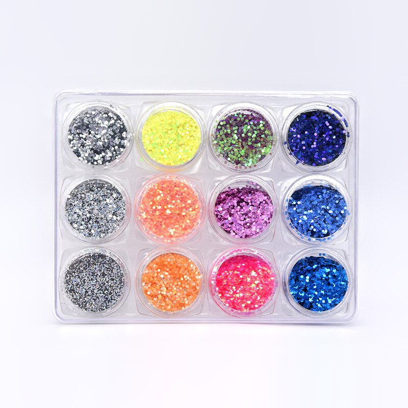 Verschillende Maten Vormen Mermaid Tranen Kleur Shift Glitter Persuasion Kleur Shift Glitter 12 Stuks In Set