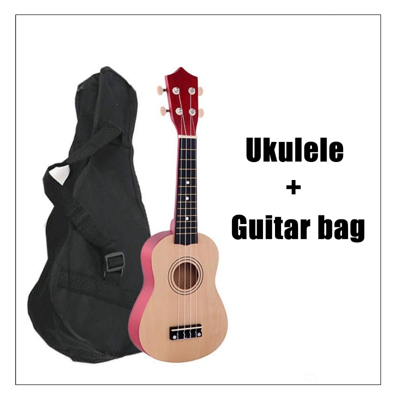 21" Ukulele Basswood Acoustic Nylon 4 Strings Ukulele Bass Guitar Musical Instrument for beginners players