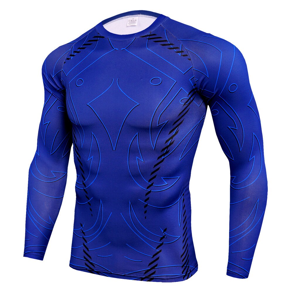 Men's Thermal Cold Gear Quick Dry Compression Mock Cycling Underwear Long Sleeve T Shirts