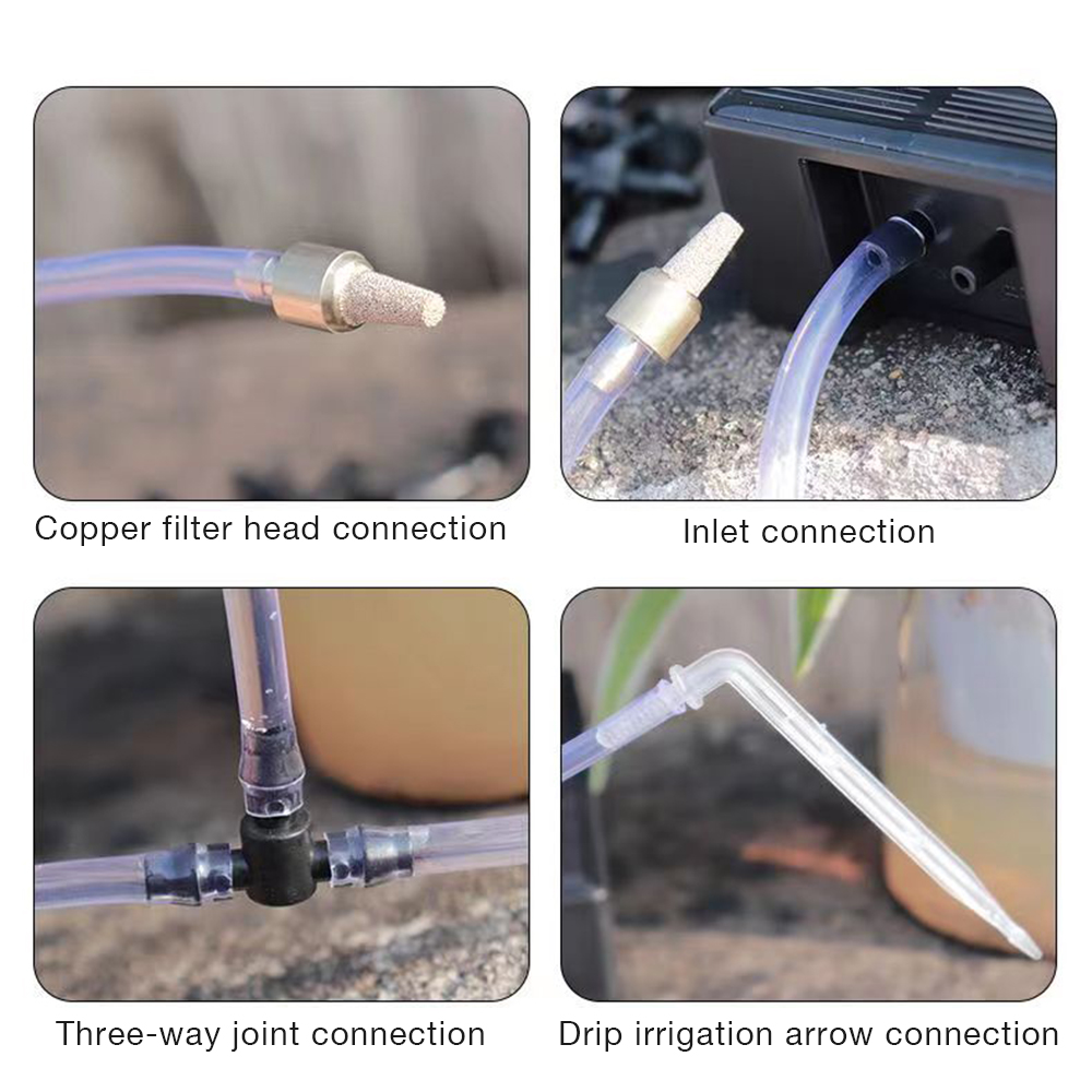 Solar Water Pump Timer Automatic Drip Irrigation Kit Watering Timer Irrigation System Garden Hose Micro-Drip Irrigation Kits
