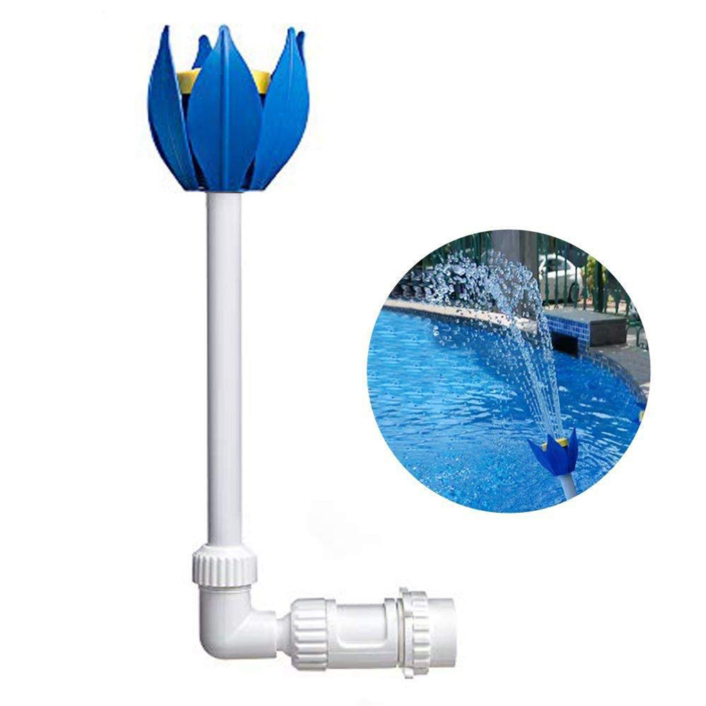 Swimming Pool Fountain Wall Flower Head Decorative Yard Park Garden Pond Pool Wall Fountain