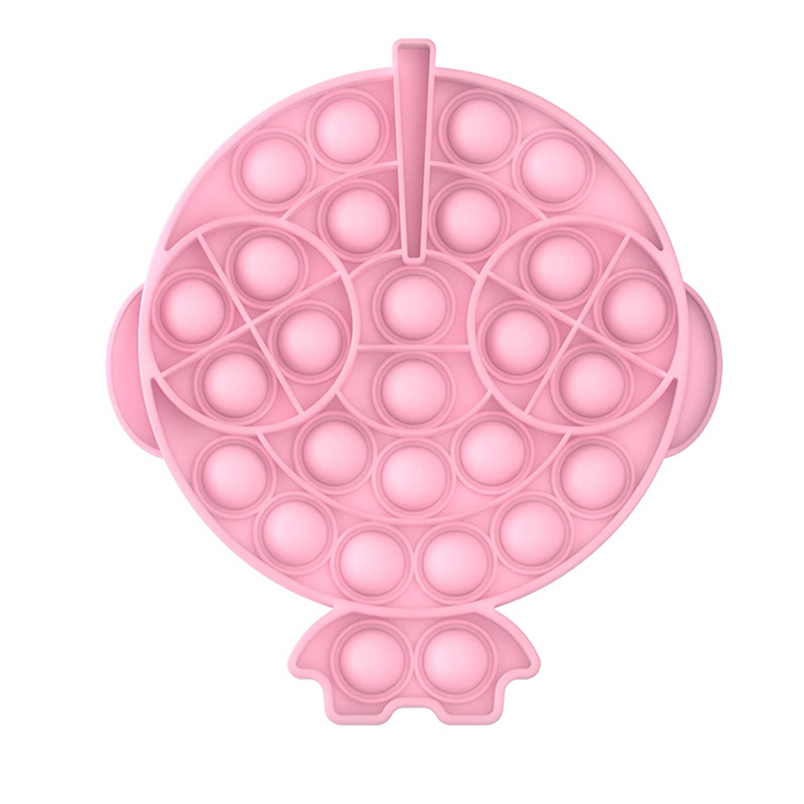 Giocattolo sensoriale a bolle giocattolo antistress in Silicone sicuro giocattolo Puzzle confortevole antistress bolle giocattolo sensoriale a bolle: Pink
