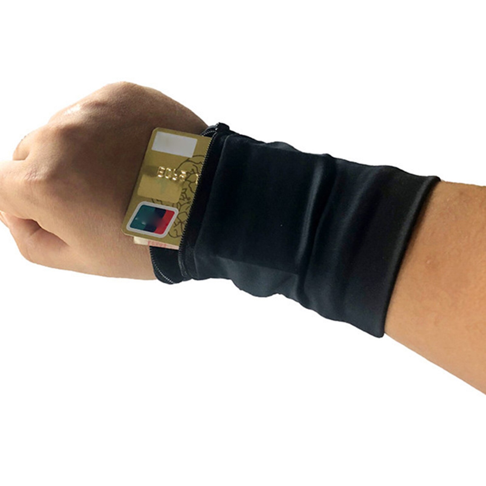 Fascia Da Braccio sportiva Corsa E Jogging Sacchetto di Ciclismo Wristband Badminton Tennis Supporto Per Polso Tasca Borsa Da Polso Per adulti DQ-di goccia