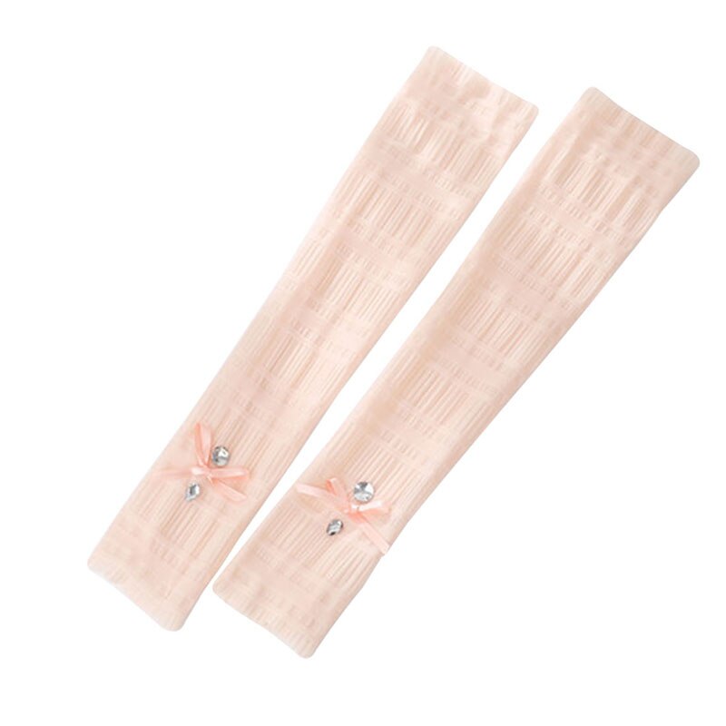 Armærmer lange fingerløse solbeskyttelse armopvarmere åndbar, hurtigtørrende ærmer til kørsel på cykelmuffermer