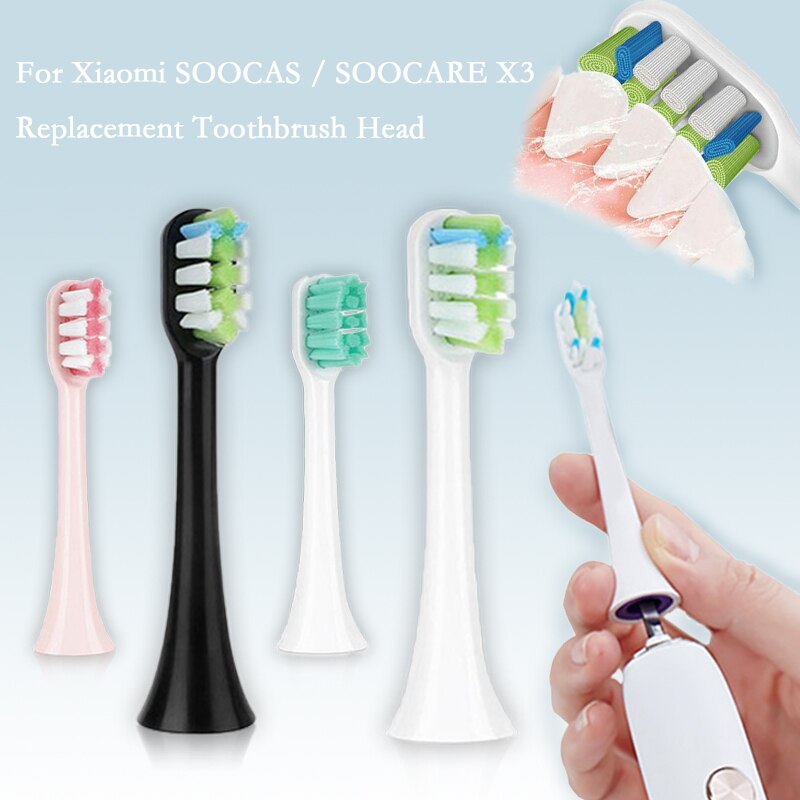 Xiaomi Soocas – brosse à dents électrique X3U/X1 / X3/X5, remplacement de la tête de brosse à dents, soins buccaux, étanche