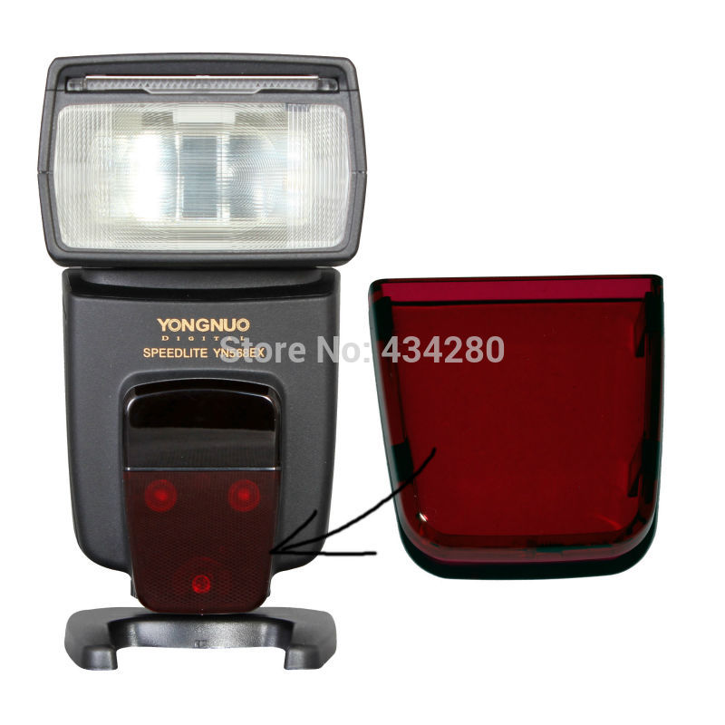 Flash YONGNUO de reparación speedlite, cristal AF de plástico rojo para YN568EX YN568EXII YN-568EX, novedad,