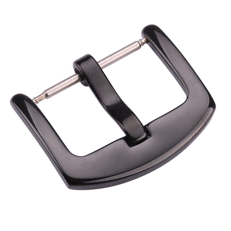 Roestvrijstalen Horlogeband Gesp 18 20 22 24Mm Heren Zilver Zwart Metalen Horlogeband Sluiting Accessoires: Oranje / 20mm