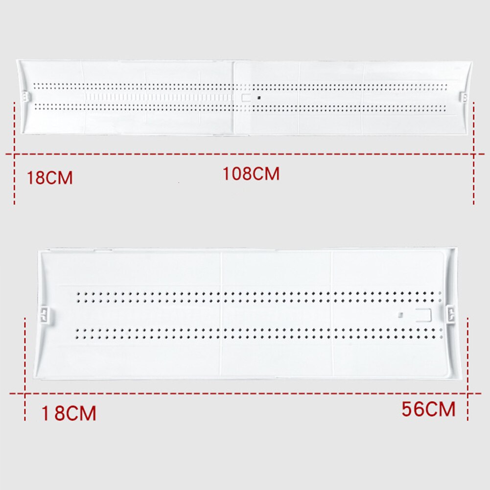 anty bezpośredni dmuchanie chowany Dom gabinet uniwersalny klimatyzator deflektor wiatrowy tarcza przegroda klimatyzator tarcza zimna