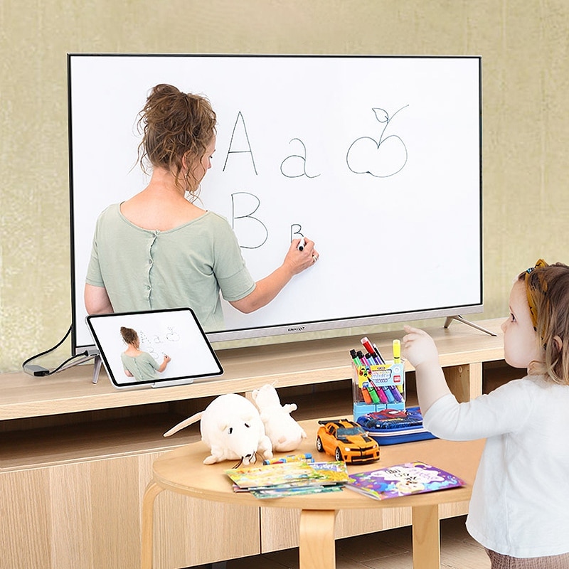 4-In-1 Docking Station, type-C Om USBx2 + Hdmi + Dp Draagbare Multifunctionele Hub, ondersteunt USB-C Mobiele Telefoons En Computers