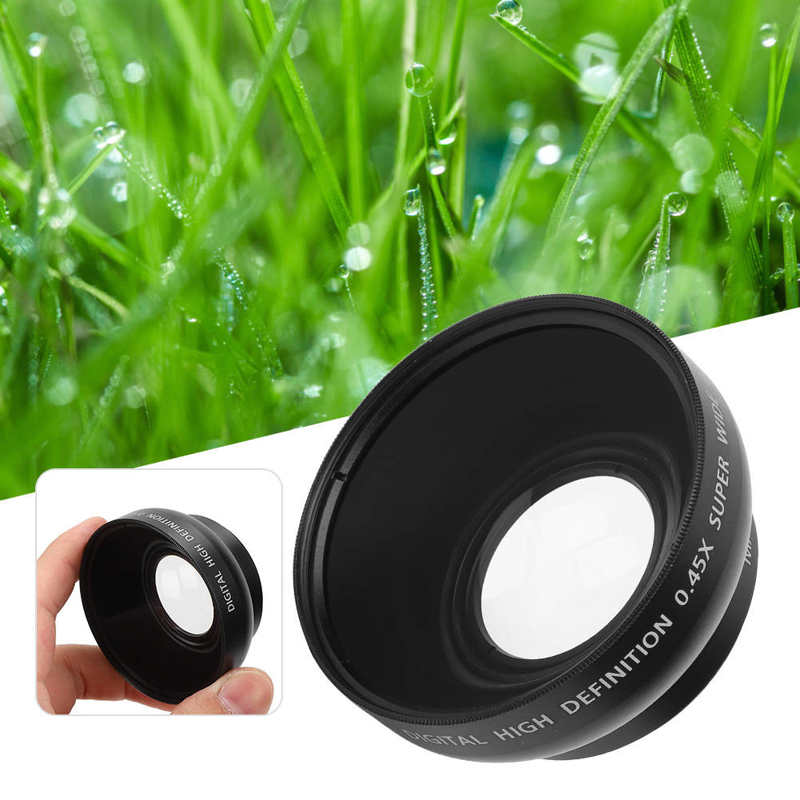 46MM 0.45X telekonwerter Para JSR 1156 zaawansowany obiektyw makro szerokokątny pasuje robić wszystkich obiektywy robić aparatu o średnicy 46MM
