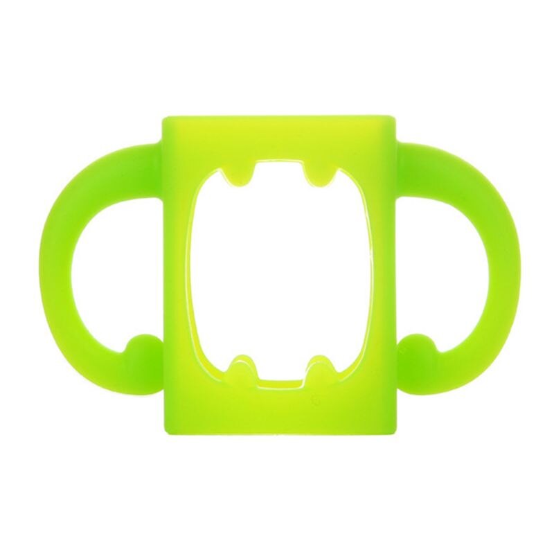 Baby Bottle Universal Handle Soft Silicone Wide Mouth Grip Multicolor Heat Resistant Feeding Bottles Accessories