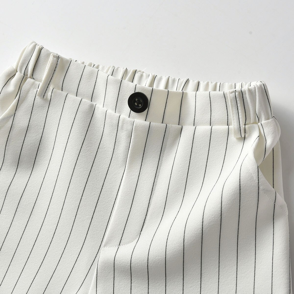 Enfants rayé salopette enfant en bas âge garçon vêtements enfants jarretelles Shorts été élastique bande bas amovible en forme de Y combishort
