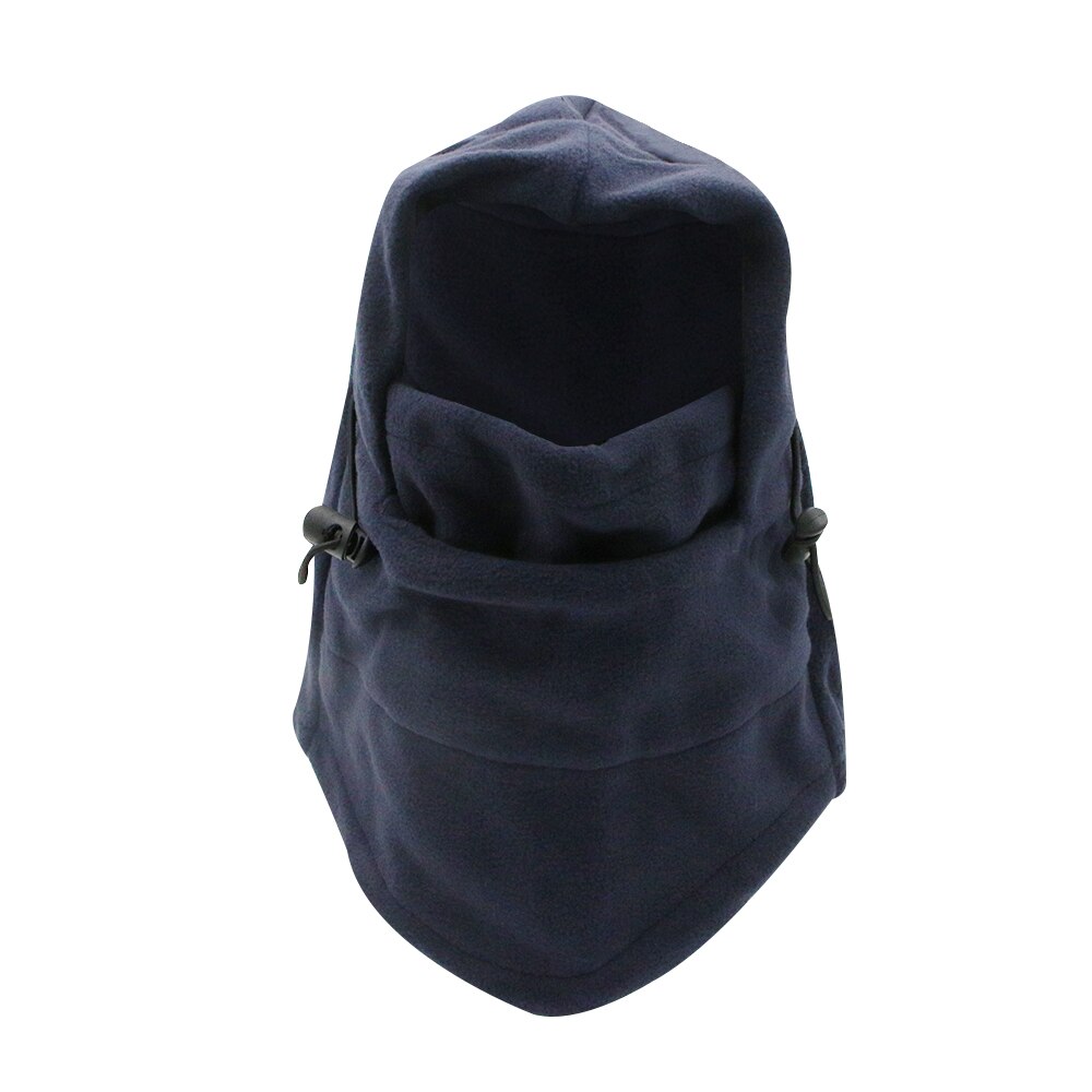 Winter warm Fleece beanies hats for men skull bandana neck warmer balaclava face Warmming Wargame cap Special Forces Unisex Hat: deep blue
