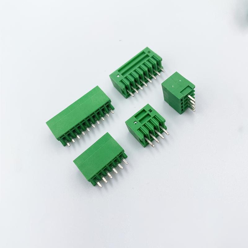 10 pares de terminales tipo enchufe sin tornillo KF2EDGKD-2.5 conector recto/pin doblado macho/hembra 15EDG-2.54