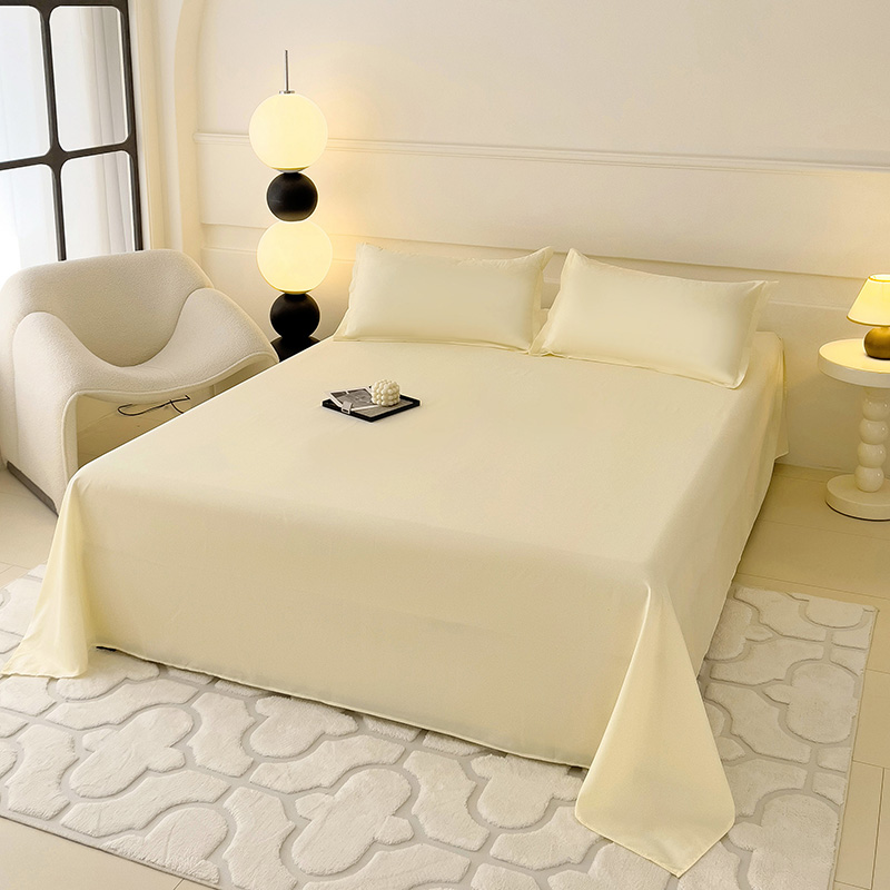 1-teiliges Bettlaken für Doppelbett, einfarbig, einfarbig, Bettlaken, Einzel-/Königin-/König-Flachbettlaken, weiche Bettwäsche für zu Hause: 230cm*250cm / Rosa