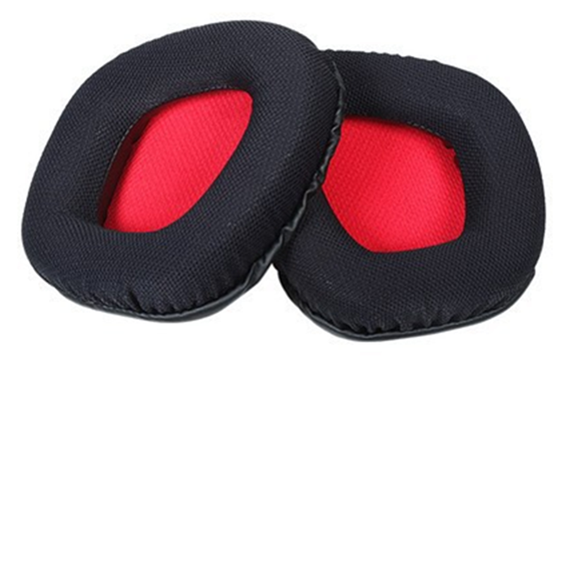 Ear Pads for Corsair Void PRO RGB 7.1 Gaming Headset Headband Headphones Mesh Fabric Earpads Bluetooth Earphone Earmuff Cover: Red